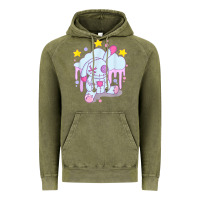 Vintage Olive bunny pastel goth voodoo doll t shirt Vintage Hoodie - linhVisuals
