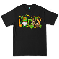 Black St. Patrick's Lucky gnome Premium Tee - OliviaCreatesArt