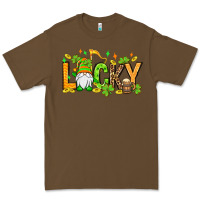 Cacao St. Patrick's Lucky gnome Premium Tee - OliviaCreatesArt