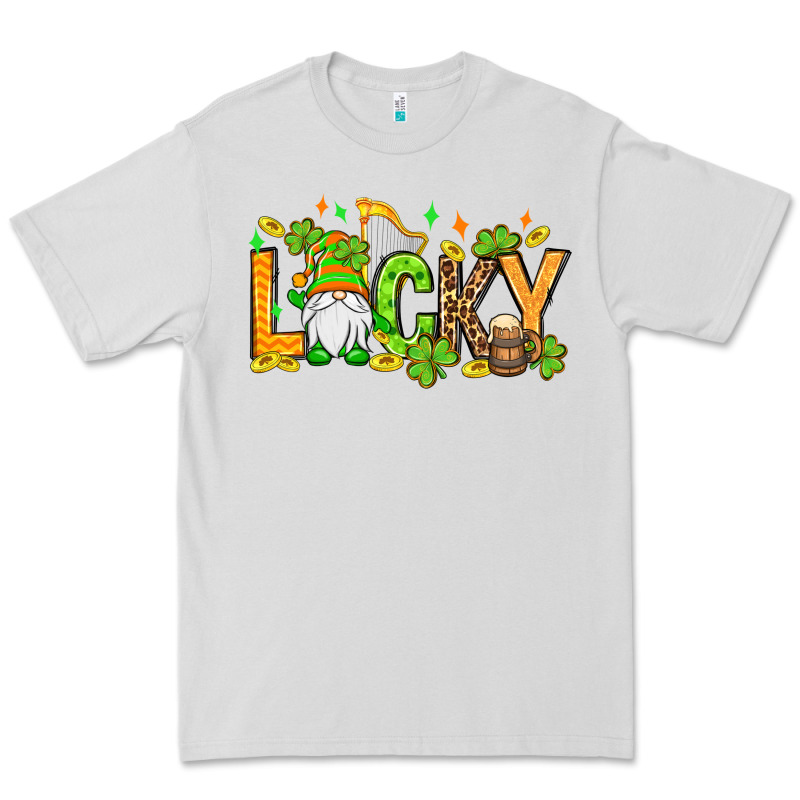 St. Patrick's Lucky Gnome Premium Tee by OliviaCreatesArt | Teevron