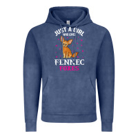 Fennec Fox Just A Girl Who Loves Fennec Foxes T Shirt Vintage Hoodie | Teevron