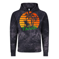 Cloud Black outdoor t  shirt tahiti retro vintage sunset t  shirt Vintage Hoodie - linhVisuals