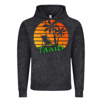 Vintage Black outdoor t  shirt tahiti retro vintage sunset t  shirt Vintage Hoodie - linhVisuals