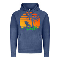 Vintage Denim outdoor t  shirt tahiti retro vintage sunset t  shirt Vintage Hoodie - linhVisuals