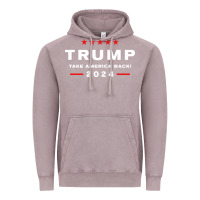 Vintage Zinc donald trump 2024 take america back election   the return sweatshirt Vintage Hoodie - linhVisuals