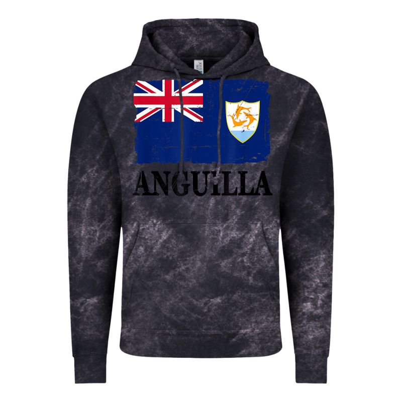 Flag Of Anguilla   Anguilla Banner T Shirt Vintage Hoodie by linhVisuals | Teevron