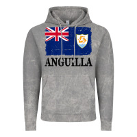 Cloud Rock flag of anguilla   anguilla banner t shirt Vintage Hoodie - linhVisuals