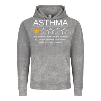 Cloud Rock funny asthma awareness one star rating inhaler wheezy breath t shirt Vintage Hoodie - linhVisuals