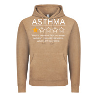 Vintage Coffee funny asthma awareness one star rating inhaler wheezy breath t shirt Vintage Hoodie - linhVisuals