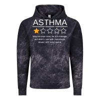 Cloud Black funny asthma awareness one star rating inhaler wheezy breath t shirt Vintage Hoodie - linhVisuals