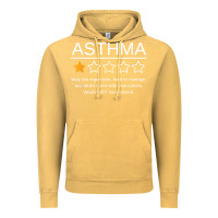 Vintage Mustard funny asthma awareness one star rating inhaler wheezy breath t shirt Vintage Hoodie - linhVisuals