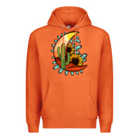 Carrot turquoise desert moon Premium Hoodie - Jasminsmagicworld