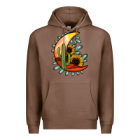 Chestnut turquoise desert moon Premium Hoodie - Jasminsmagicworld