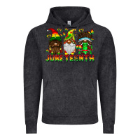 Vintage Black June Teenth Gnomes Vintage Hoodie - CowhideDigitalArt
