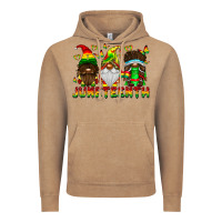 Vintage Coffee June Teenth Gnomes Vintage Hoodie - CowhideDigitalArt