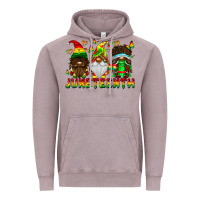 Vintage Zinc June Teenth Gnomes Vintage Hoodie - CowhideDigitalArt