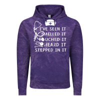 Cloud Purple nurse t  shirt nurse i've seen it smelled it touched it t  shirt Vintage Hoodie - linhVisuals