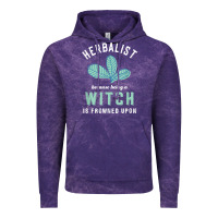Cloud Purple funny herbalist because a witch is frowned upon herbalism t shirt Vintage Hoodie - linhVisuals