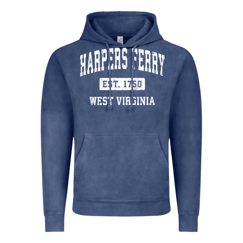 Harpers Ferry West Virginia Wv Vintage Established Sports Pullover Hoo Vintage Hoodie by linhVisuals | Teevron