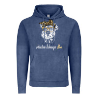 Vintage Denim birthday and mother's day gift miniature schnauzer mom t shirt Vintage Hoodie - linhVisuals