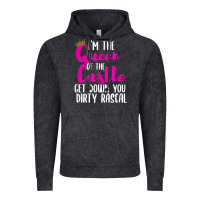 Vintage Black i’m the queen of the castle get down you dirty rascal t shirt Vintage Hoodie - linhVisuals