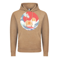 Vintage Coffee rough collie t  shirt rough collie gifts   ocean waves surfing rough c Vintage Hoodie - linhVisuals