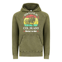 Vintage Olive someone in colorado loves me t  shirt someone in colorado loves me fun Vintage Hoodie - linhVisuals