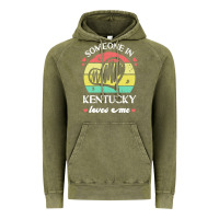 Vintage Olive someone in kentucky loves me t  shirt someone in kentucky loves me fun Vintage Hoodie - linhVisuals