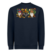 Navy Mexican gnomes Heavyweight Sweatshirt - RanaPortraitStore