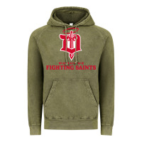 The-dubuque-fighting-saints-pen Vintage Hoodie | Teevron