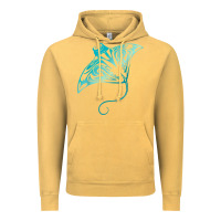 Vintage Mustard hawaii tribal manta ray hawaiian shirt shark lover t shirt Vintage Hoodie - linhVisuals