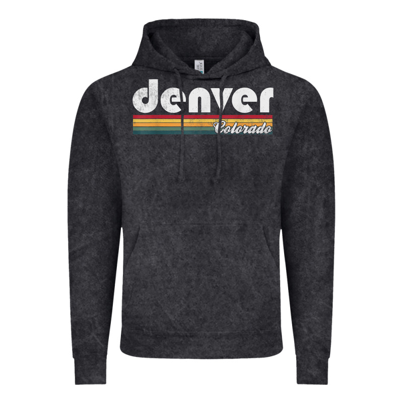 Denver Colorado Vintage 70's 80's Retro Style Men Women T Shirt Vintage Hoodie by linhVisuals | Teevron