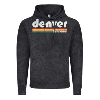 Vintage Black denver colorado vintage 70's 80's retro style men women t shirt Vintage Hoodie - linhVisuals