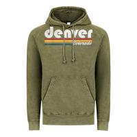 Vintage Olive denver colorado vintage 70's 80's retro style men women t shirt Vintage Hoodie - linhVisuals