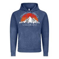 Vintage Denim retro vintage steamboat springs colorado distressed t shirt Vintage Hoodie - linhVisuals