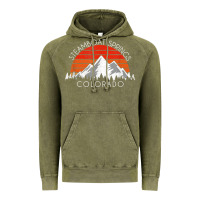Vintage Olive retro vintage steamboat springs colorado distressed t shirt Vintage Hoodie - linhVisuals