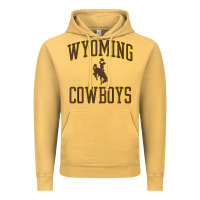 Vintage Mustard kids wyoming cowboys apparel gameday arch over cowboys t shirt Vintage Hoodie - linhVisuals