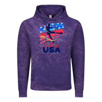 Cloud Purple ice skating dance support the team tshirt usa flag t shirt Vintage Hoodie - linhVisuals
