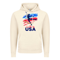 Vintage Artic ice skating dance support the team tshirt usa flag t shirt Vintage Hoodie - linhVisuals