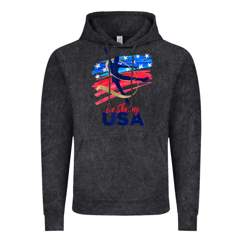 Ice Skating Dance Support The Team Tshirt Usa Flag T Shirt Vintage Hoodie by linhVisuals | Teevron