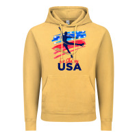 Vintage Mustard ice skating dance support the team tshirt usa flag t shirt Vintage Hoodie - linhVisuals