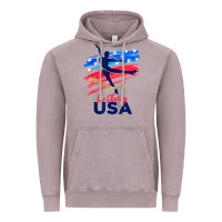 Vintage Zinc ice skating dance support the team tshirt usa flag t shirt Vintage Hoodie - linhVisuals