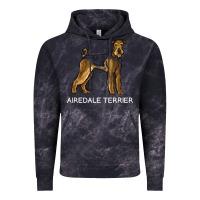 Cloud Black airedale terrier crazy dog lover sweatshirt Vintage Hoodie - linhVisuals