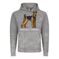 Cloud Rock airedale terrier crazy dog lover sweatshirt Vintage Hoodie - linhVisuals