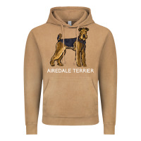 Vintage Camel airedale terrier crazy dog lover sweatshirt Vintage Hoodie - linhVisuals