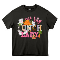 Asphalt One hip Lunch Lady Easter Day Heavy Core Tee - CowGirlArtShop