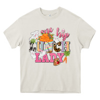 Cream One hip Lunch Lady Easter Day Heavy Core Tee - CowGirlArtShop