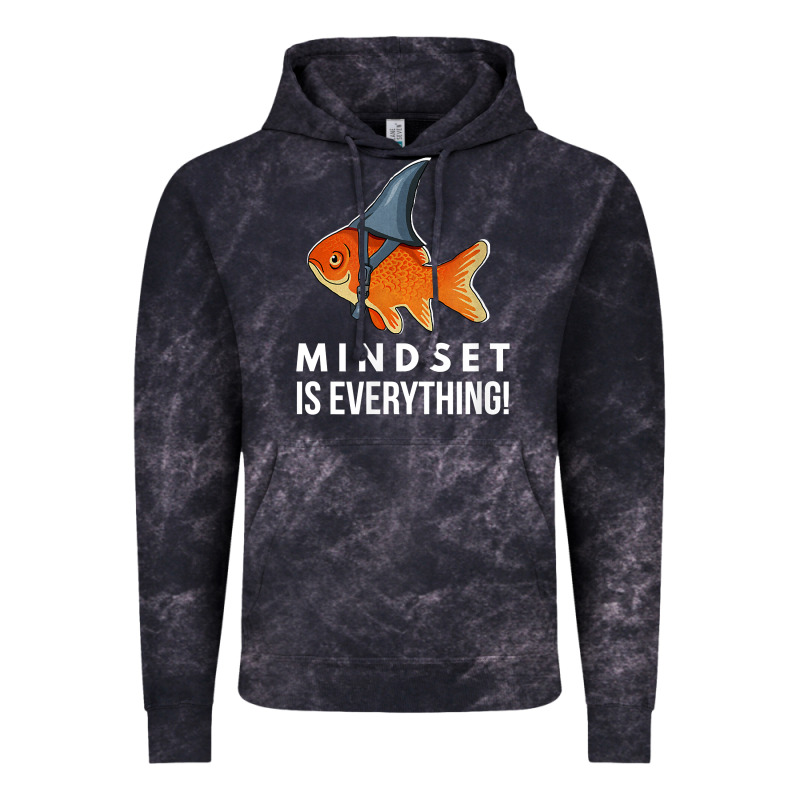 Mindset Motivational Quote Cute Goldfish Shark Fish T Shirt Vintage Hoodie by linhVisuals | Teevron