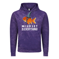Cloud Purple mindset motivational quote cute goldfish shark fish t shirt Vintage Hoodie - linhVisuals