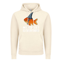 Vintage Artic mindset motivational quote cute goldfish shark fish t shirt Vintage Hoodie - linhVisuals